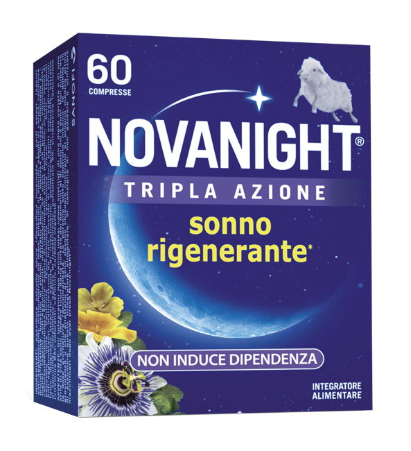 NOVANIGHT TRIPLA AZIONE SONNO RIGENERANTE 60 COMPRESSE - Farmacia Artemisia di Montecuollo Dott. Angelo snc
