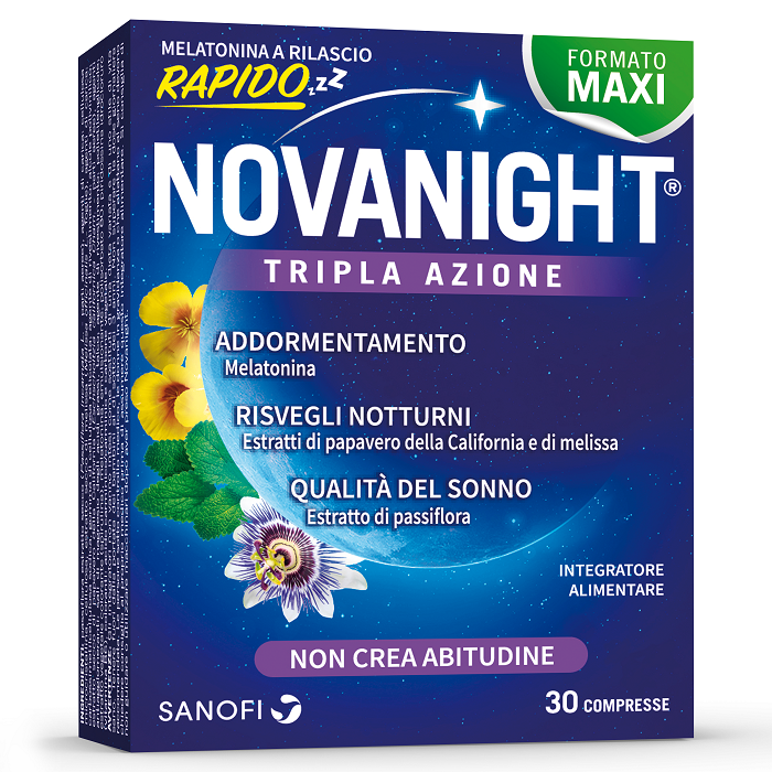 NOVANIGHT 30 COMPRESSE RILASCIO RADIDO NEW - Farmacia Artemisia di Montecuollo Dott. Angelo snc