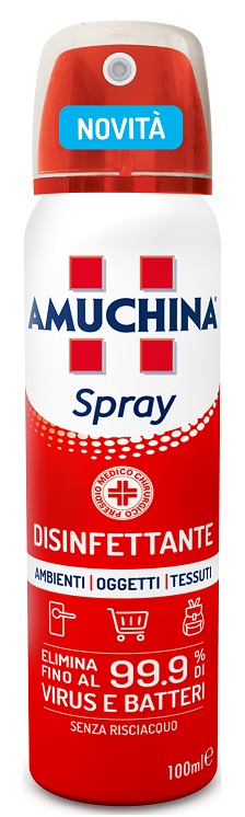 AMUCHINA SPRAY AMBIENTI OGGETTI TESSUTI 100 ML - Farmacia Artemisia di Montecuollo Dott. Angelo snc