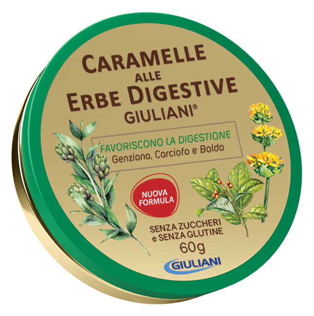 CARAMELLE DIGESTIVE SENZA ZUCCHERO NUOVA FORMULAZIONE 60 G - Farmacia Artemisia di Montecuollo Dott. Angelo snc
