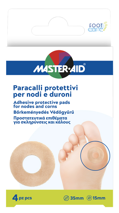 PARACALLI MASTER-AID FOOTCARE NODI E DURONI 4 PEZZI B8 - Farmacia Artemisia di Montecuollo Dott. Angelo snc