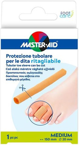 PROTEZIONE TUBOLARE MASTER-AID FOOTCARE RITAGLIABILE 15 CM 20 MM MEDIUM C7 - Farmacia Artemisia di Montecuollo Dott. Angelo snc