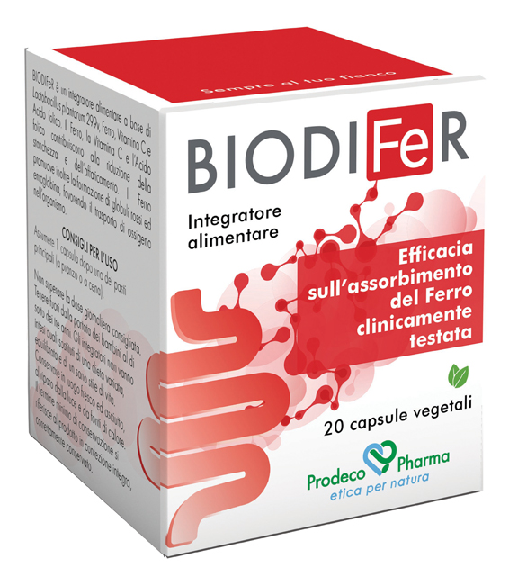 BIODIFER 20 CAPSULE VEGETALI - Farmacia Artemisia di Montecuollo Dott. Angelo snc
