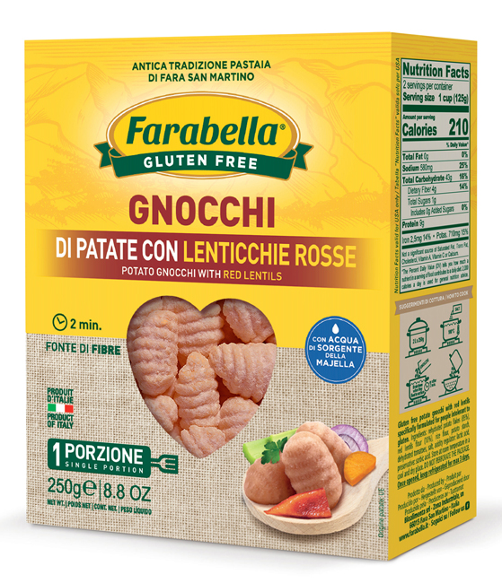 FARABELLA GNOCCHI PATATE E LENTICCHIE 250 G - Farmacia Artemisia di Montecuollo Dott. Angelo snc