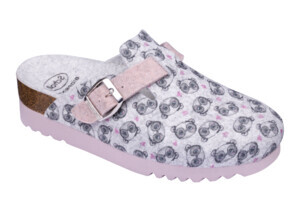 CALZATURA AMIATA 2,0 PRINTED FELT WOMAN LIGHT GREY/PINK 37 - Farmacia Artemisia di Montecuollo Dott. Angelo snc