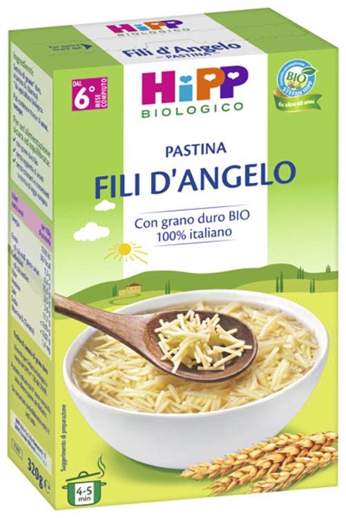 HIPP BIO PASTINA FILI D'ANGELO 320 G - Farmacia Artemisia di Montecuollo Dott. Angelo snc