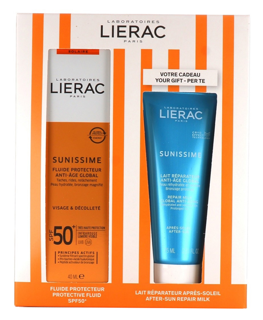 LIERAC BUNDLE SUNISSIME VISO SPF50 40 ML + SUNISSIME DOPOSOLE CORPO 75 ML - Farmacia Artemisia di Montecuollo Dott. Angelo snc