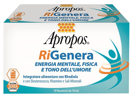 APROPOS RIGENERA ENERGIA FISICA E MENTALE 10 FLACONCINI 10 ML - Farmacia Artemisia di Montecuollo Dott. Angelo snc