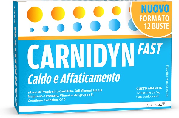 CARNIDYN FAST 12 BUSTINE - Farmacia Artemisia di Montecuollo Dott. Angelo snc