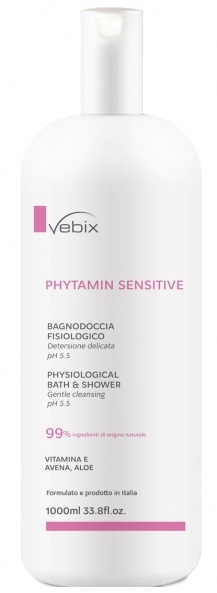 VEBIX PHYTAMIN PELLI SENSIBILI BAGNODOCCIA FISIOLOGICO 1000 ML - Farmacia Artemisia di Montecuollo Dott. Angelo snc