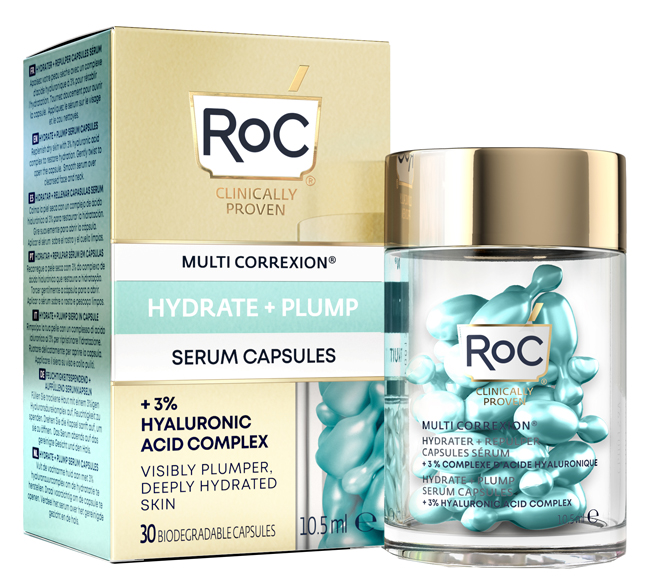 ROC MULTI CORREXION HYDRATE+ PLUMP SIERO VISO IN CAPSULE 30 CAPSULE - Farmacia Artemisia di Montecuollo Dott. Angelo snc