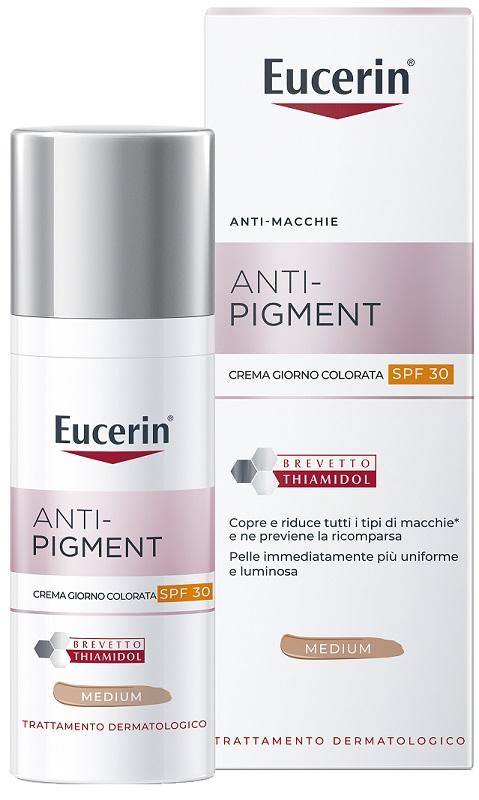 EUCERIN ANTI-PIGMENT GIORNO SPF30 COLORATO MEDIUM 50 ML - Farmacia Artemisia di Montecuollo Dott. Angelo snc