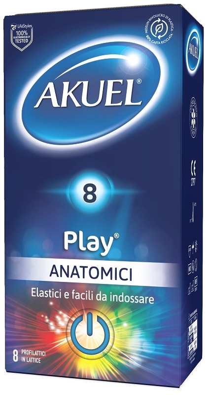 PROFILATTICO AKUEL PLAY ANATOMICO 8 PEZZI - Farmacia Artemisia di Montecuollo Dott. Angelo snc