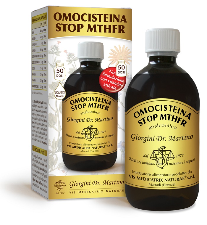 OMOCISTEINA STOP MTHFR LIQUIDO ANALCOOLICO 500 ML - Farmacia Artemisia di Montecuollo Dott. Angelo snc