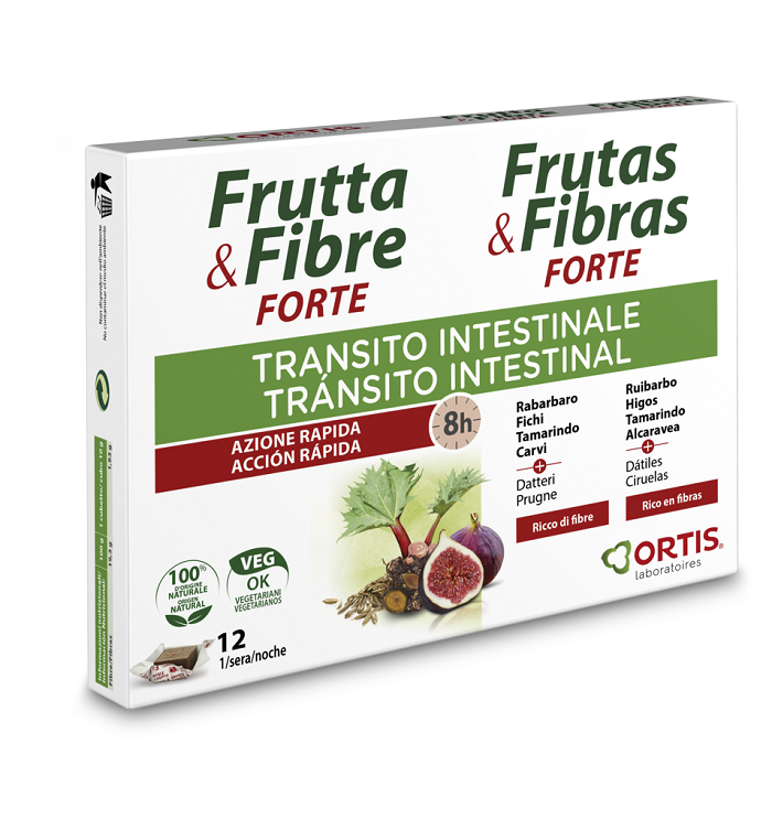 FRUTTA & FIBRE FORTE 12 CUBETTI - Farmacia Artemisia di Montecuollo Dott. Angelo snc