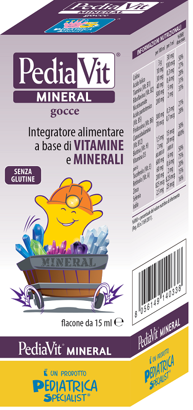 PEDIAVIT MINERAL GOCCE 15 ML - Farmacia Artemisia di Montecuollo Dott. Angelo snc
