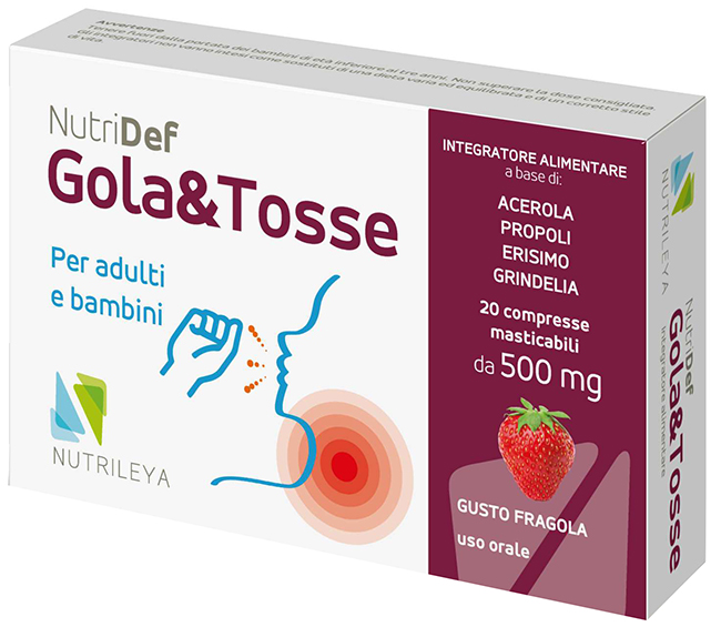 NUTRIDEF GOLA&TOSSE 20 COMPRESSE - Farmacia Artemisia di Montecuollo Dott. Angelo snc