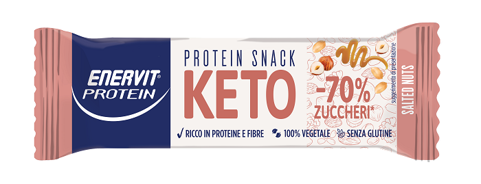 ENERVIT PROTEIN KETO SNACK SALTED NUTS 35 G - Farmacia Artemisia di Montecuollo Dott. Angelo snc