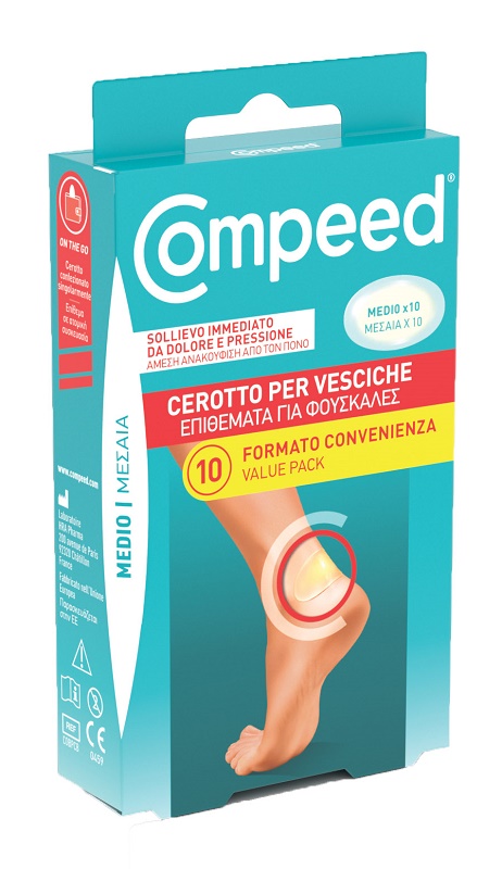 CEROTTI COMPEED PER VESCICHE MEDIO 10 PEZZI CARTON - Farmacia Artemisia di Montecuollo Dott. Angelo snc