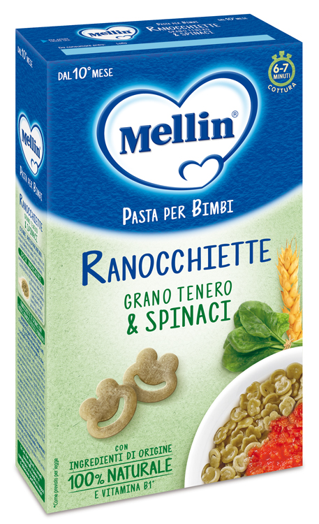 MELLIN RANOCCHIETTE CON SPINACI 280 G - Farmacia Artemisia di Montecuollo Dott. Angelo snc