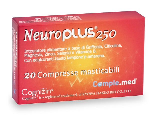 NEUROPLUS 250 20 COMPRESSE MASTICABILI - Farmacia Artemisia di Montecuollo Dott. Angelo snc