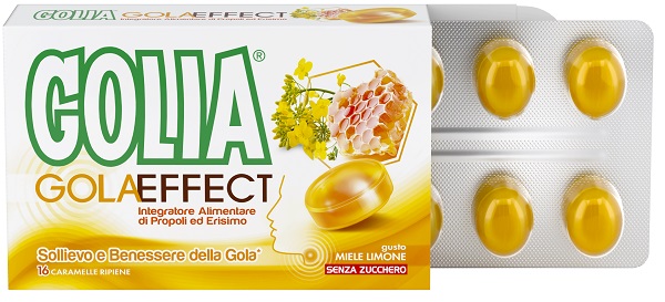 GOLIA GOLA EFFECT BLISTER 16 PEZZI - Farmacia Artemisia di Montecuollo Dott. Angelo snc
