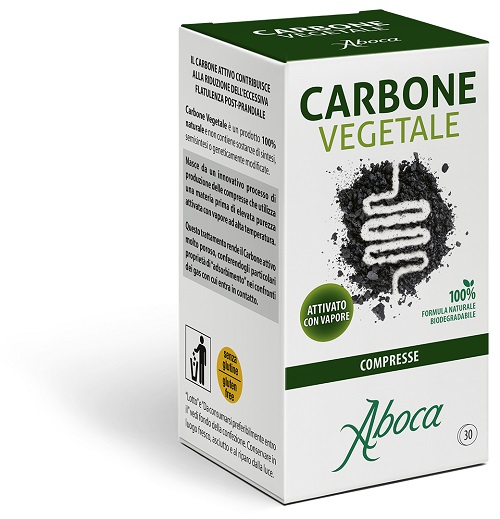CARBONE VEGETALE 30 COMPRESSE - Farmacia Artemisia di Montecuollo Dott. Angelo snc