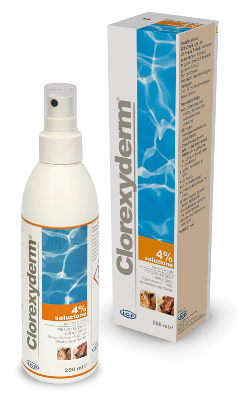 CLOREXYDERM SOLUZIONE 4% 200 ML - Farmacia Artemisia di Montecuollo Dott. Angelo snc