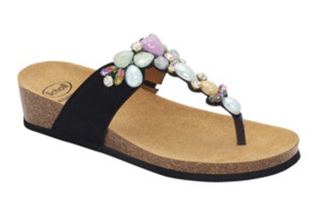 CALZATURA PALAU FLIP-FLOP MICROFIBRE+ACCESSORIES WOMAN BLACK/MULTI TECNOLOGIA BIOPRINT MATERIALE MICROFIBRA + ORNAMENTO FODERA TOMAIA MICROFIBRA FODERA SOTTOPIEDE MICROFIBRA 39 SS2 - Farmacia Artemisia di Montecuollo Dott. Angelo snc
