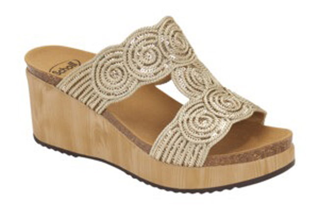 CALZATURA SABAUDIA T-BAR RAFFIA+SEQUINS WOMAN GOLD TECNOLOGIA BIOPRINT MATERIALE RAFFIA + PAILLETTES FODERA TOMAIA SIMILPELLE FODERA SOTTOPIEDE MICROFIBRA 39 SS22 - Farmacia Artemisia di Montecuollo Dott. Angelo snc