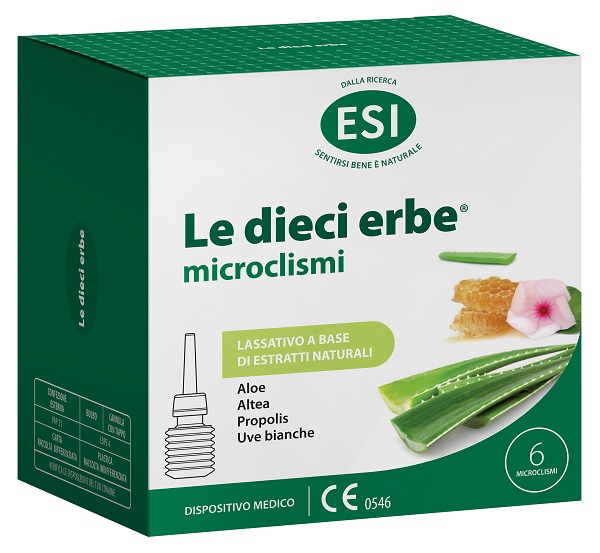 ESI LE DIECI ERBE MICROCLISMI 6 PEZZI - Farmacia Artemisia di Montecuollo Dott. Angelo snc