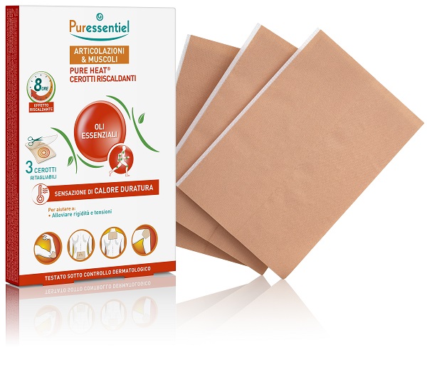 PURESSENTIEL HEAT CEROTTI 3 PEZZI - Farmacia Artemisia di Montecuollo Dott. Angelo snc