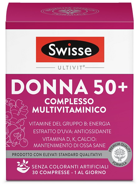 SWISSE MULTIVITAMINICO DONNA 50+ 30 COMPRESSE - Farmacia Artemisia di Montecuollo Dott. Angelo snc