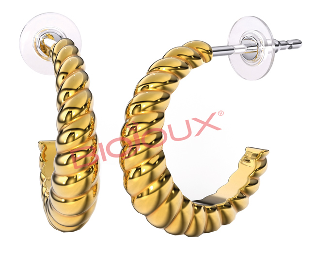 BJT266 ORECCHINI TWISTAGAIN GOLD PLATED - Farmacia Artemisia di Montecuollo Dott. Angelo snc