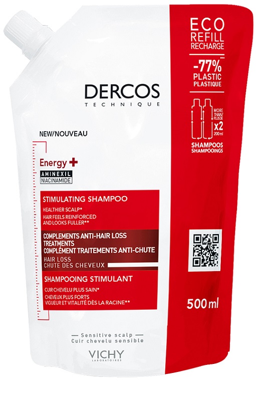 DERCOS ECO RICARICA ENERGIZZANTE 500 ML - Farmacia Artemisia di Montecuollo Dott. Angelo snc