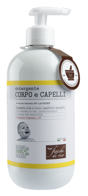 FIOCCHI DI RISO DETERGENTE CORPO/CAPELLI CAMOMILLA 400 ML - Farmacia Artemisia di Montecuollo Dott. Angelo snc