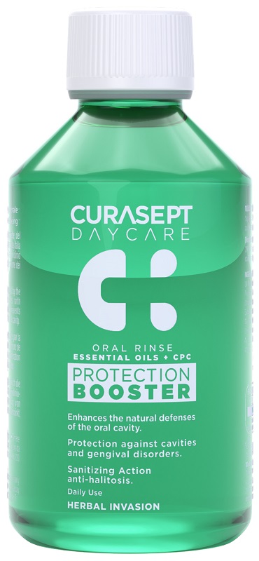 CURASEPT DAYCARE COLLUTORIO PROTECTION BOOSTER HERBAL INVASION 500 ML - Farmacia Artemisia di Montecuollo Dott. Angelo snc
