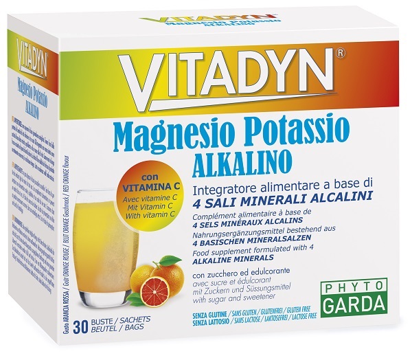 VITADYN MAGNESIO POTASSIO ALKALINO 30 BUSTINE - Farmacia Artemisia di Montecuollo Dott. Angelo snc