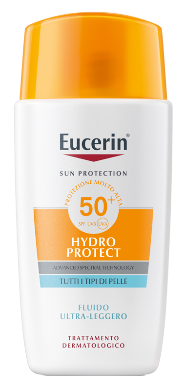 EUCERIN SUN FACE HYDRO PROTECT FLUIDO ULTRA LEGGERO SPF50+ 50 ML - Farmacia Artemisia di Montecuollo Dott. Angelo snc