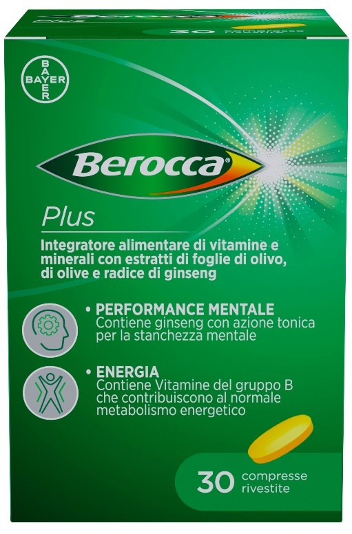 BEROCCA PLUS 30 COMPRESSE - Farmacia Artemisia di Montecuollo Dott. Angelo snc