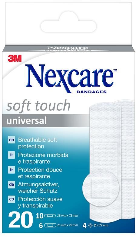 CEROTTO NEXCARE SOFT TOUCH 20 PEZZI ASSORTITI - Farmacia Artemisia di Montecuollo Dott. Angelo snc