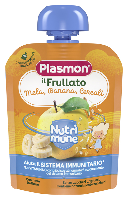 PLASMON NUTRI-MUNE MELA/BANANA/CEREALI 85 G - Farmacia Artemisia di Montecuollo Dott. Angelo snc