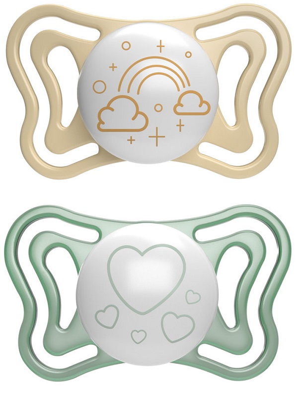 CHICCO SUCCHIETTO LIGHT LUMI SILICONE 2-6M 2 PEZZI - Farmacia Artemisia di Montecuollo Dott. Angelo snc