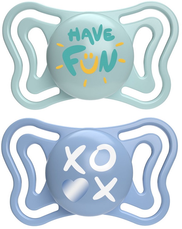 CHICCO SUCCHIETTO LIGHT AZZURRO SILICONE 6-16M 2 PEZZI - Farmacia Artemisia di Montecuollo Dott. Angelo snc
