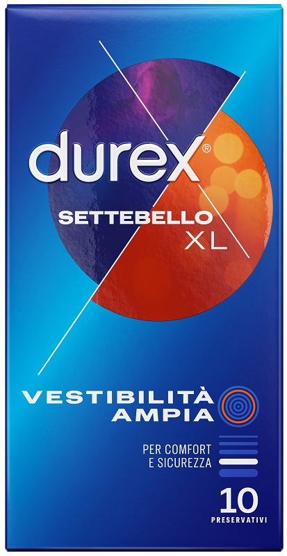 PROFILATTICO DUREX SETTEBELLO EXTRALARGE 10 PEZZI - Farmacia Artemisia di Montecuollo Dott. Angelo snc