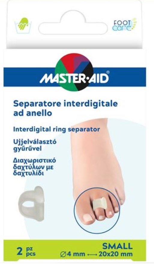 SEPARATORE DITA MASTER-AID FOOTCARE CON ANELLO SMALL 2 PEZZI C17 - Farmacia Artemisia di Montecuollo Dott. Angelo snc