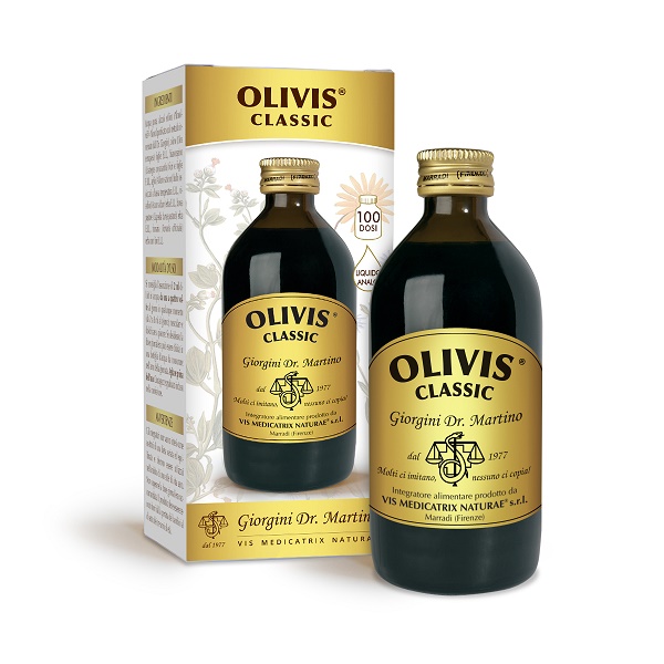 OLIVIS CLASSIC LIQUIDO ALCOLICO 200 ML - Farmacia Artemisia di Montecuollo Dott. Angelo snc