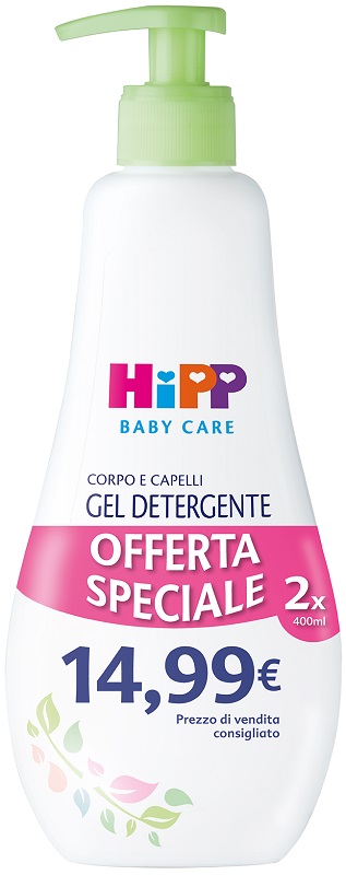HIPP BABY CARE GEL DETERGENTE CORPO CAPELLI 400 ML - Farmacia Artemisia di Montecuollo Dott. Angelo snc