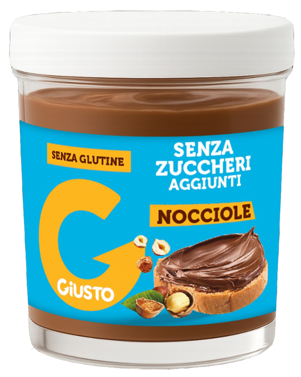 GIUSTO SENZA ZUCCHERO CREMA GIANDUIA NOCCIOLE 200 G - Farmacia Artemisia di Montecuollo Dott. Angelo snc