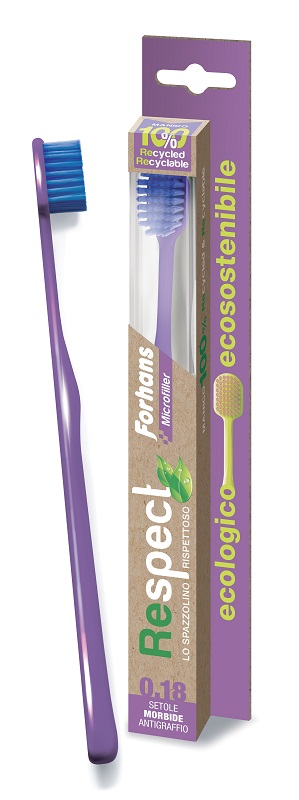 FORHANS RESPECT SPAZZOLINO ECOLOGICO 0,18 SETOLE MORBIDE - Farmacia Artemisia di Montecuollo Dott. Angelo snc